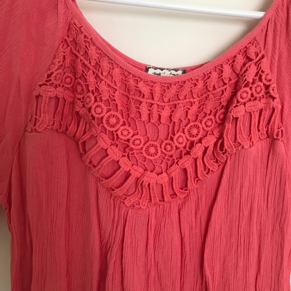 Pink Cold Shoulder Top - Picture 3 of 3